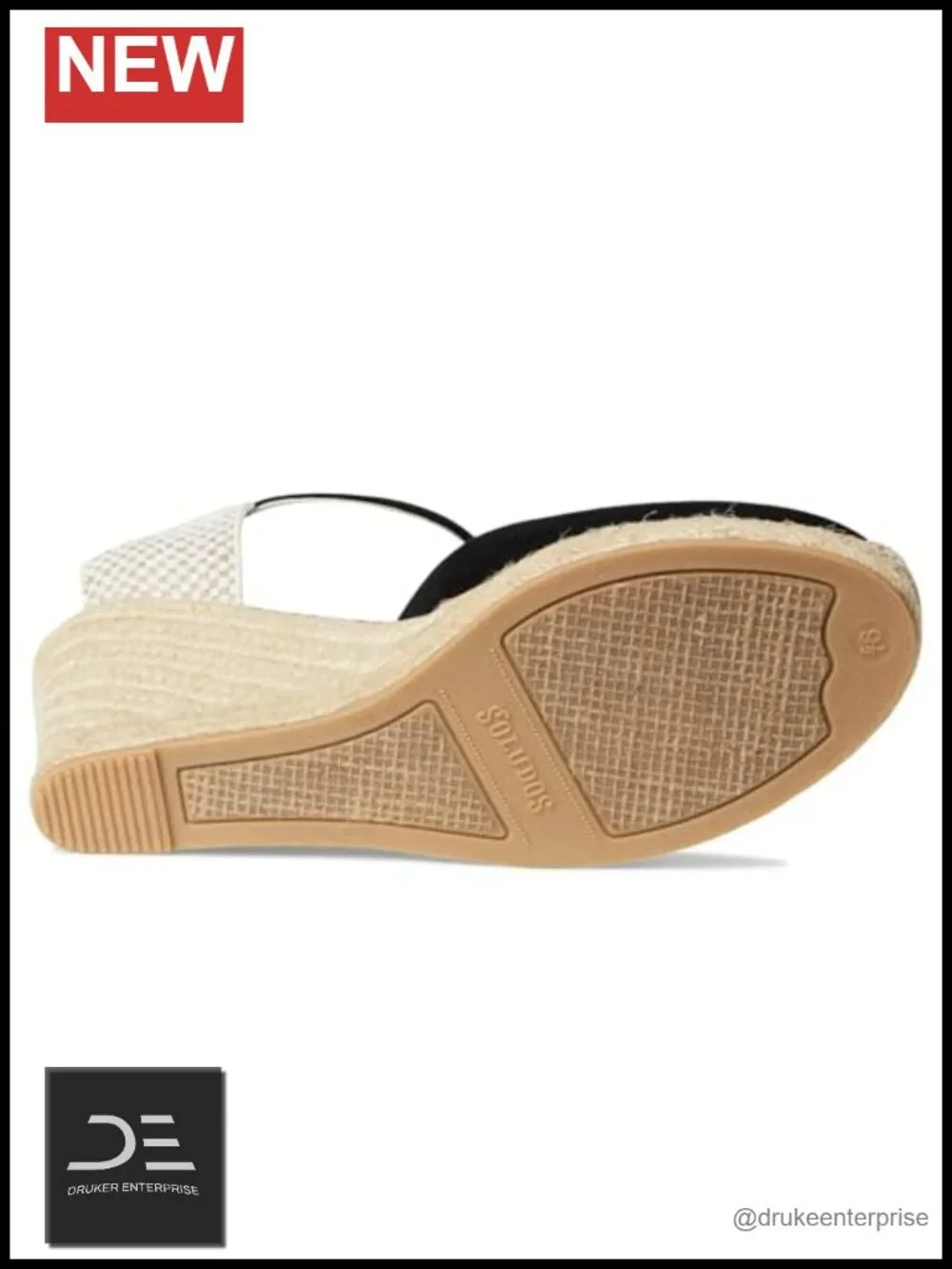 Soludos Marseille Wedge Espadrille Suede Ankle Strap Wedges